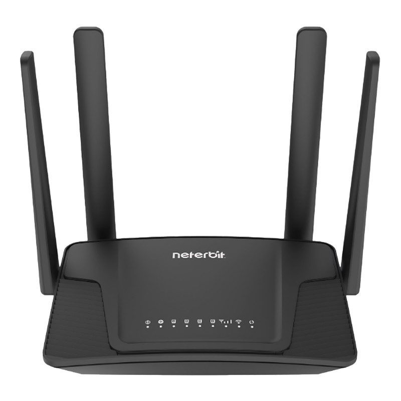 مودم روتر 4G خانگی نتربیت مدل NWR-M920v2 با پشتیبانی سیم کارت LTE/3G، استاندارد IEEE 802.11b/g/n، چهار آنتن 5 دسی بل، فایروال SPI و NAT، اتصال همزمان بیش از 10 کاربر